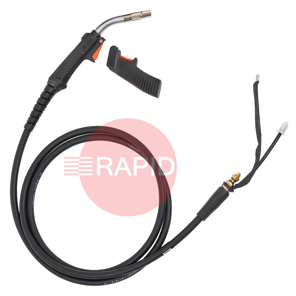 61008220  Kemppi MinarcMig 220 Auto MIG Package, 230v CE. Includes GC 223G MIG Torch, Earth & Gas Hose